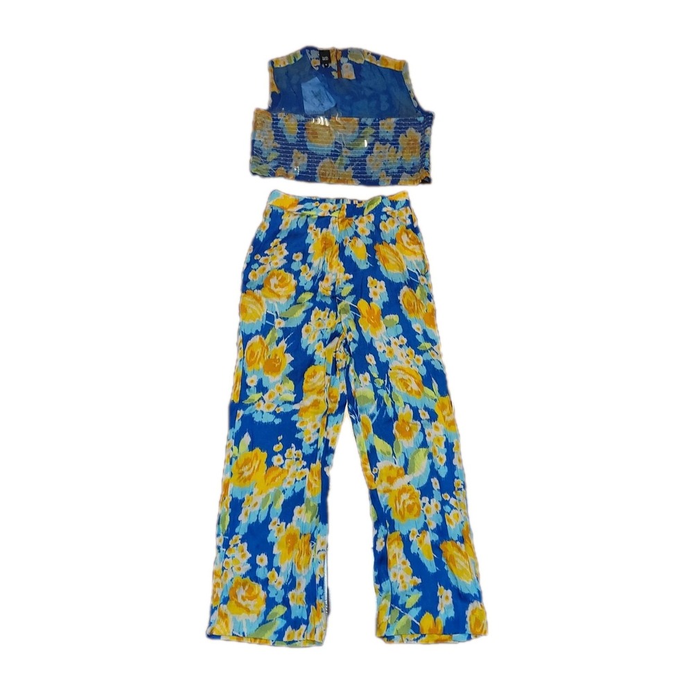 Studiorigu Vegan Silk Pant & Blouse Size Medium NWT